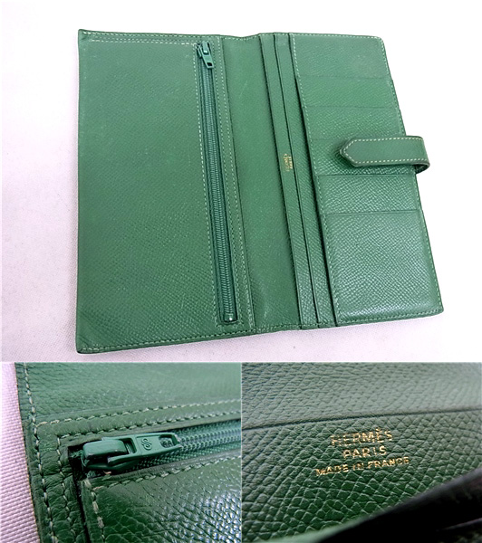 定価25万 本物 エルメス ベアン 長財布 緑 メンズ超おすすめ 男性用財布 売買されたオークション情報 Yahooの商品情報をアーカイブ公開 オークファン Aucfan Com
