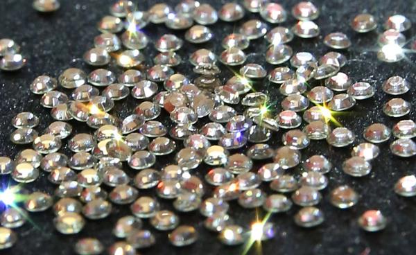 スワロフスキー　ラインストーン　ブラックダイヤ　SS7　100粒_1