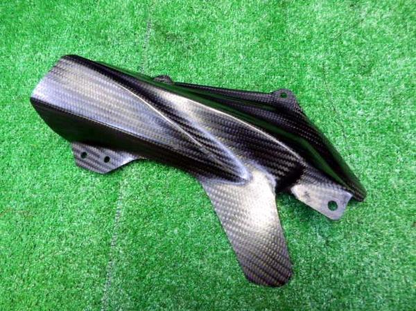 ZX-10R 06-07 nao マフラーヒートガード カーボン 美品【H846