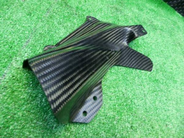 ZX-10R 06-07 nao マフラーヒートガード カーボン 美品【H846