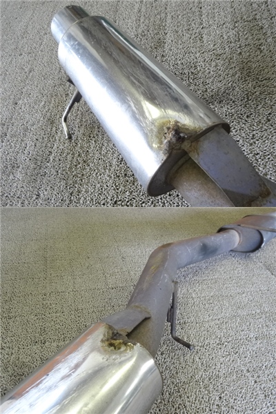 アペックス? S13 シルビア 180SX SR20DET N1? 砲弾 マフラー(社外品