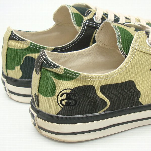 ステューシーSTUSSY DELUXE CONVERSE CX-PRO OX迷彩カモフラ28cm 