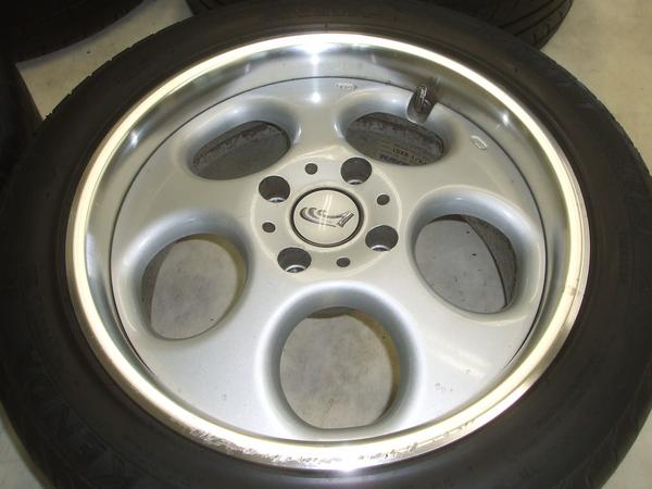 RAYSベルサスドルチェWIDE 6.5J-15 pcd100/4H タイヤ付4本セット 
