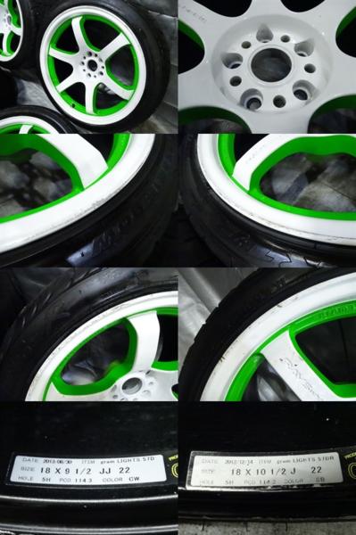 ○RAYS グラムライツ 57D 57DR 18インチ 9.5J 10.5J Z33 Z34