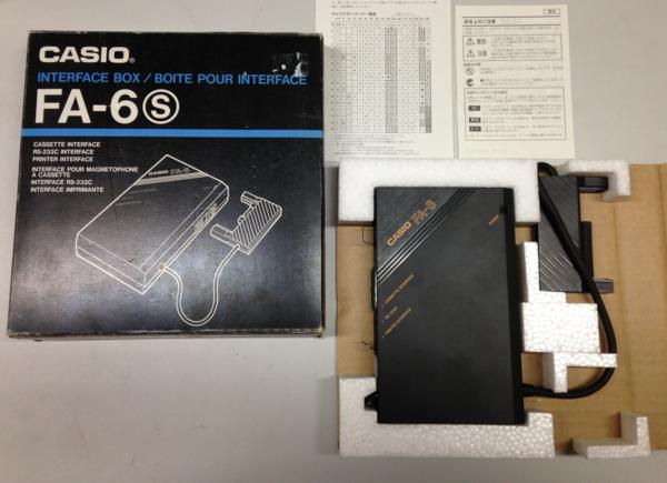 CASIO カシオ FA-6 ポケコン用 INTERFACE BOX ジャンクの入札履歴 