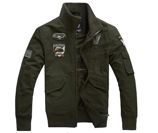 2014新発ミリタリー☆US.AIR.FORCE☆秋フライトジャケット　XL