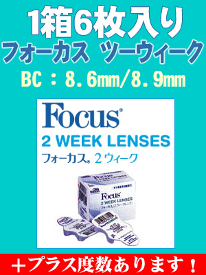 コンタクトレンズ フォーカス 2ウィーク:TM-F2W