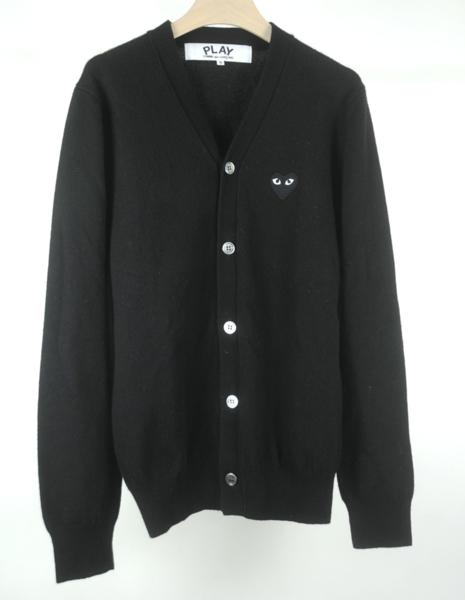 PLAYコムデギャルソンAD2009ニット カーディガンS