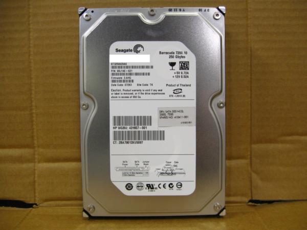 SEAGATE ST3250620AS 250GB SATA 7200rpm 内蔵HDD(200GB～)｜売買されたオークション情報 ...