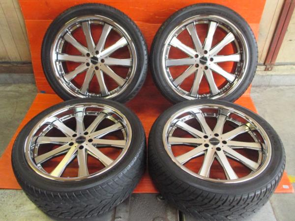 【Y】ROJAM　RT-091 22ｘ 9J+35/+25 265/40R22 美品☆