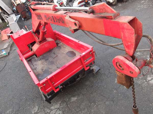 運搬車　ジャンク b5949 YANMAR CG161S 動力運搬車 クレーン付 ジャンク品(運搬車