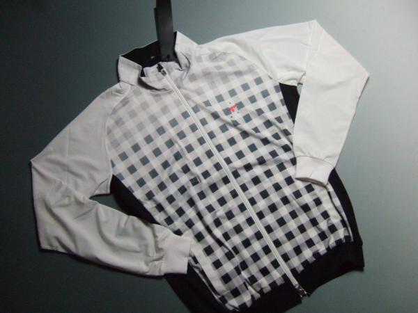 新品ツアーステージVZM53B 薄手ブルゾンシャツ　 LL　WH (7C096
