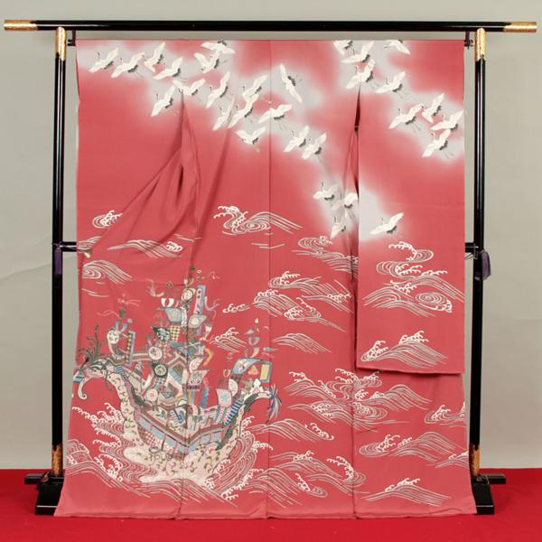 【和遊館】EFw081　仕立付！本加賀友禅巨匠「柿本市郎」作お振袖