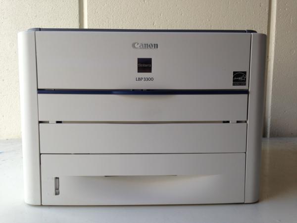 分解清掃現行機CANON LBP3300カウント8369枚★定着器交換済み