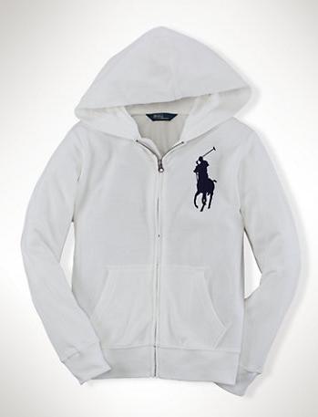 ★ラルフ　ボーイズ BPメッシュパーカー白 XL・170cm位 ポニー紺