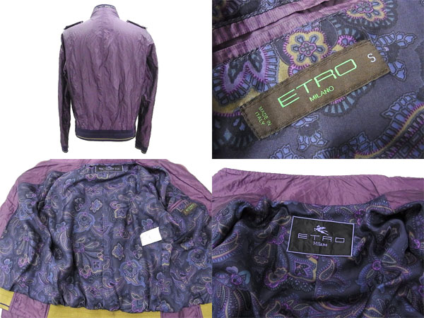ETRO/エトロ【イタリア製・JAPANタグ】ナイロンジップブルゾン