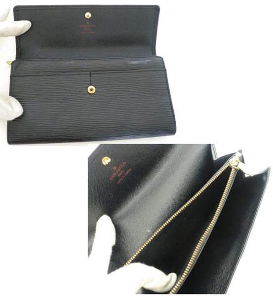 Louis Vuitton エピ長財布 ☆美品！ルイヴィトン LV エピ 長財布 黒 d145