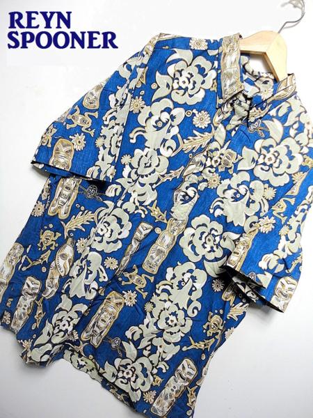1645☆reyn spooner/レインスプーナー☆アロハシャツ　XL