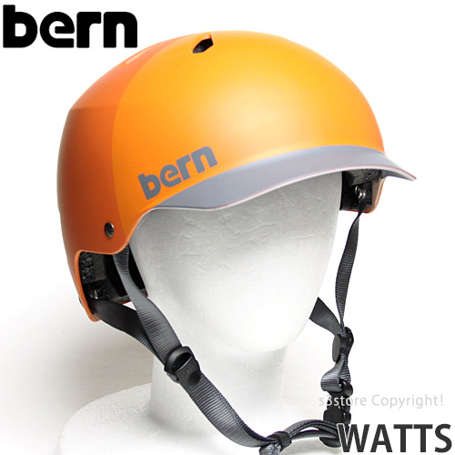 BERN Watts Mat Orange XL バーン ヘルメット ジャパンフィット ウエア