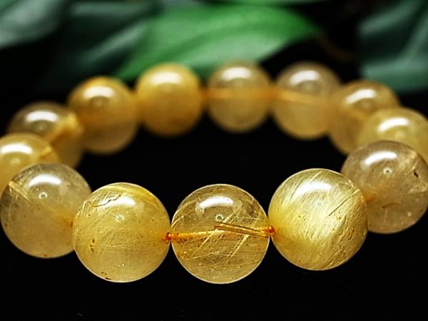 8A 金運最強 ゴールドルチル 金針 ブレス 18.5mm 【501Y