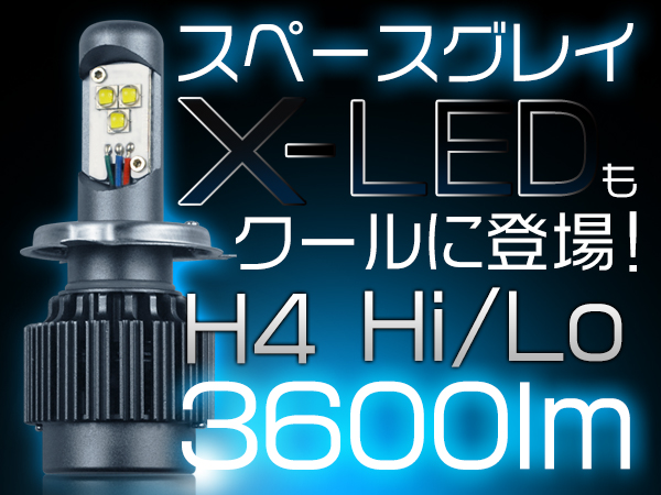限定！二代目クール オールインワンH4 Hi/Lo LEDヘッドライトB