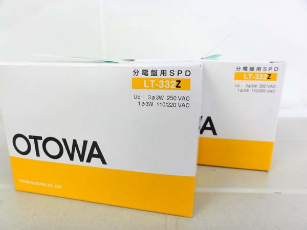 新品 音羽電機工業 分電盤用SPD LT-332Z 　2個[ec13]