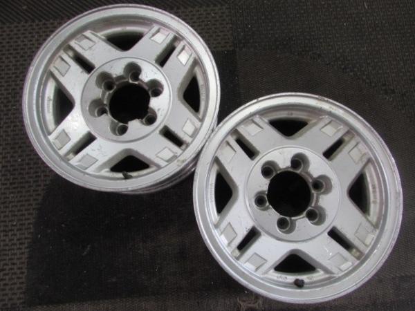 〓F165 トヨタ ランクル 70ナロー純正*6J±0mm☆2本