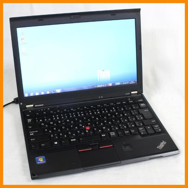 1円～中古★レノボ THINKPAD X230★Core i5/4GB/HDD320GB★Win7