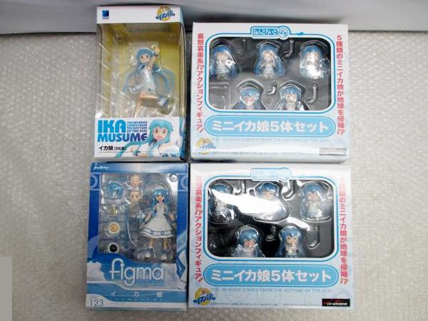 箱傷WAVE BEACH QUEENSイカ娘DX版/ねんどろいどぷち，figma[梱0.2