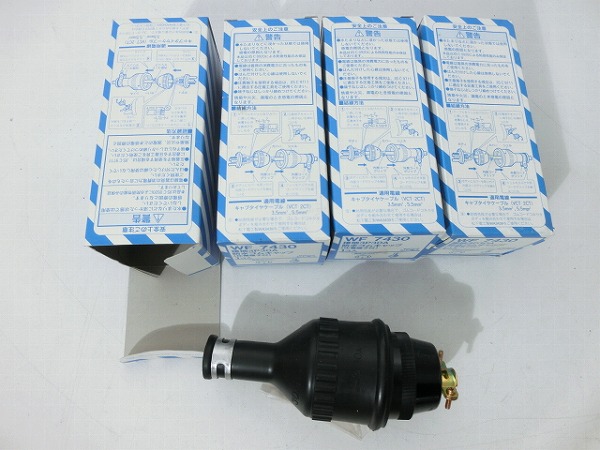 WK110■松下電工/防水ゴムキャップ/WF7430/圧着端子付/計4点