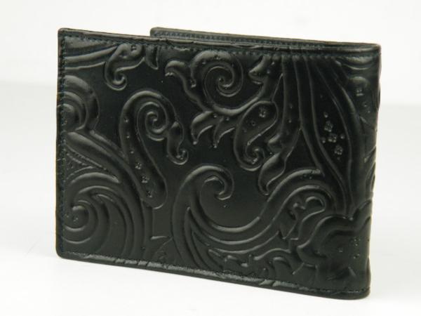 O【15E123】エトロ ペイズリー柄 レザー 二つ折り 財布 未使用