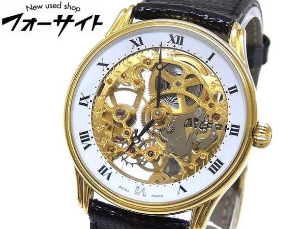 BUCHERER ブッフェラー□7040-503 スケルトン 手巻 メンズ 時計