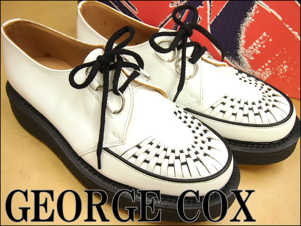 ジョージコックス ラバーソール ギブソン 白 送料無料・年代物・GEORGE