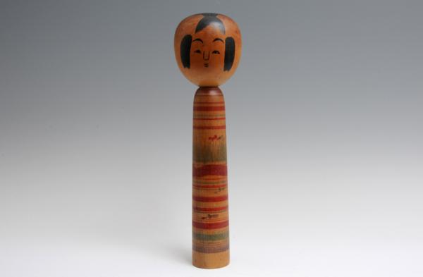 伝統こけし　佐久間粂松　六十七歳　土湯系　民芸　郷土玩具