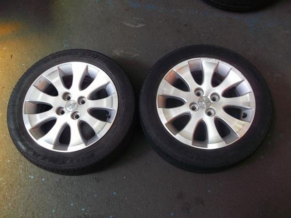 純正ホイール2本　クー　M401S　15×6JJ +40 100 4穴　185/55R15