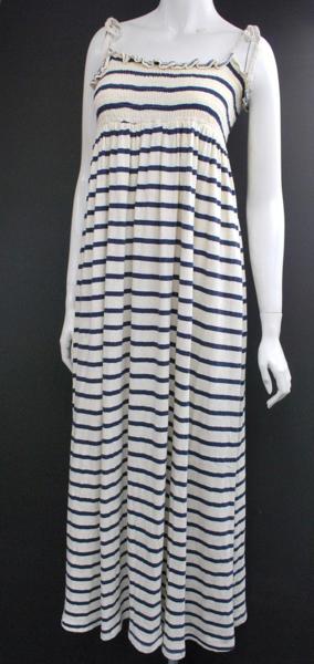 1477-15J0767★アデュートリステス★夏ボーダーマキシワンピース