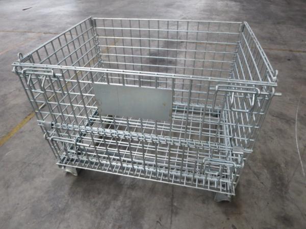 ▲◆鉄製メッシュパレット中古800×600×500　網目50×50　②