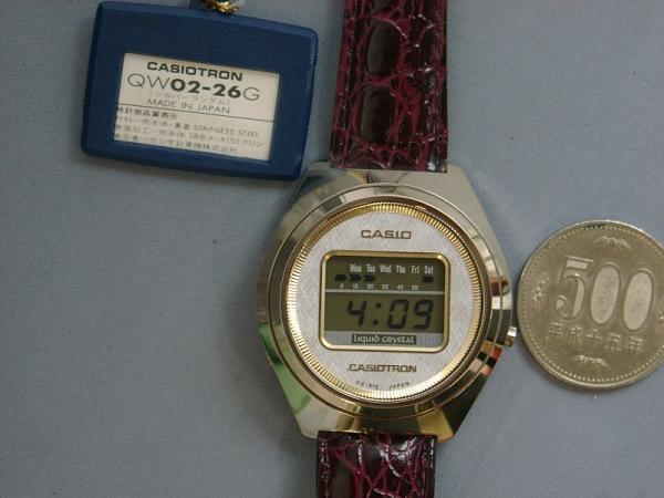 70年代 希少 初期モデル CASIO カシオトロン レディースブレスレット カシオ カシオトロン 初期モデル QW-02-26G レア！ 新品(カシオ)｜売買