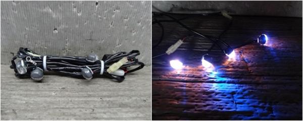 10443 1000円～ bB QNC21 純正オプション？ 室内イルミ LED ②