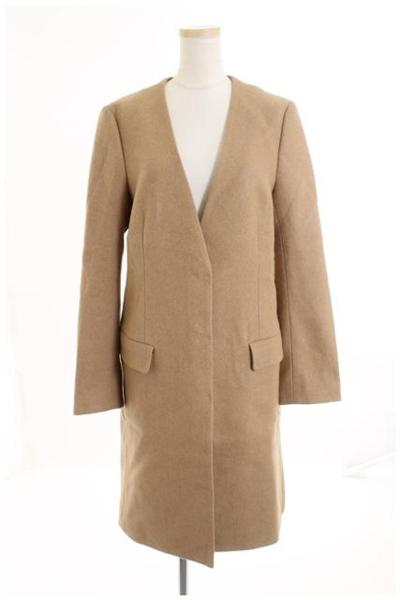 ガリャルダガランテ　14AWノーカラーコート[LCTK29478]