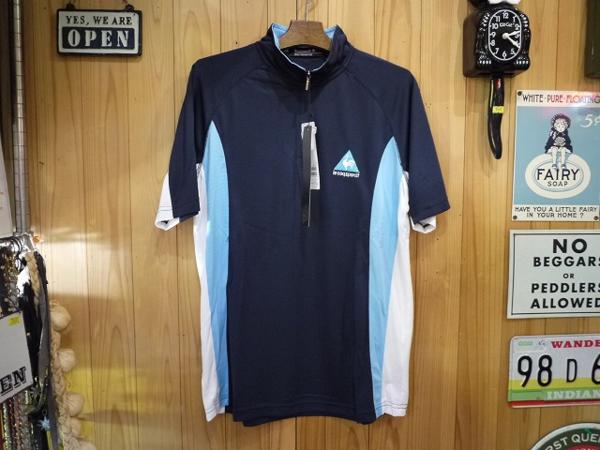 ルコックスポルティフ□GOLF COLLECTION/半袖シャツ/ネイビーM le coq