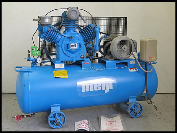 美品】 明治 エアコンプレッサー