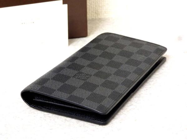 9119ヴィトン本物ダミエグラフィットブラザ長財布11年N62665