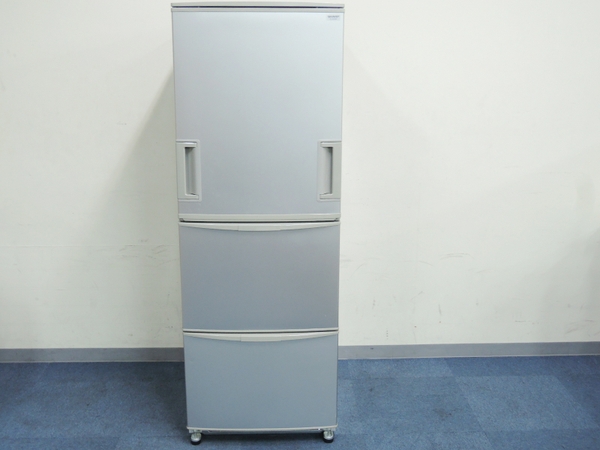 中古 SHARP 冷蔵庫 3ドア 左右開き 345L SJ-WA35P 楽直N1474955