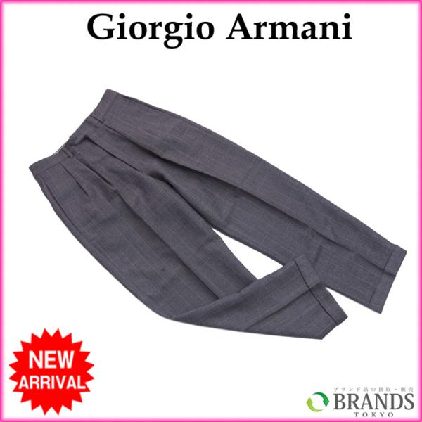 ジョルジオ・アルマーニ パンツ チェック 激安 [中古] X5957