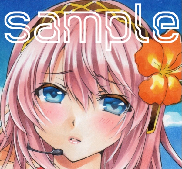 【巡音ルカ】同人手描きイラストA4