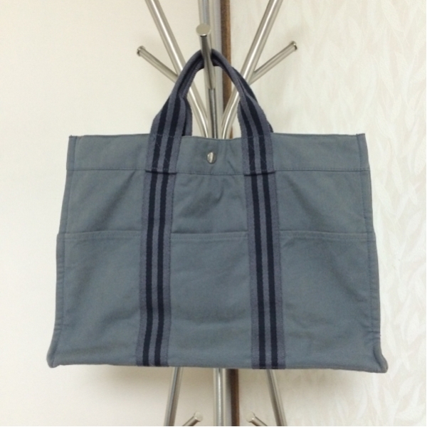 1円スタート 美品 エルメス エールラインMMトート