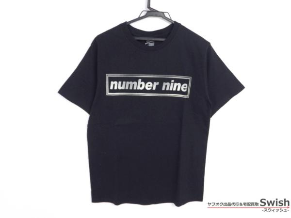 Z177■N(N) ナンバーナイン■新品 プリント Tシャツ 3 黒■