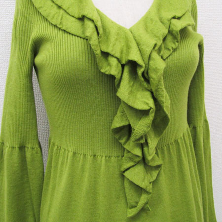 トゥービーシック チュニック グリーン 2 M 【中古】 TO BE CHIC 