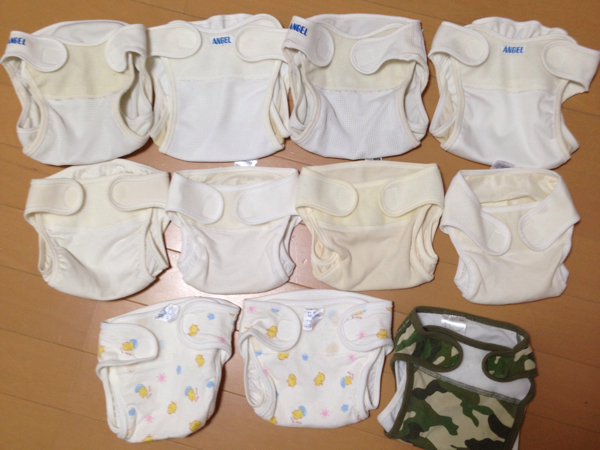 布おむつカバー 50cm ANGEL4枚 他7枚 定形外送料400円_1